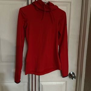 Nike pro dri-fit hoodie in red size XS
